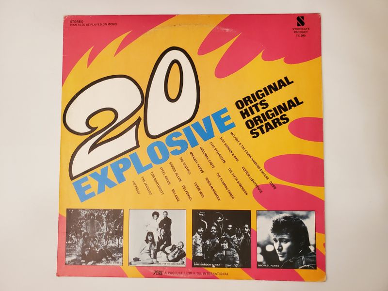 Various Artists 20 Explosive Original Hits Original Stars vinyl record